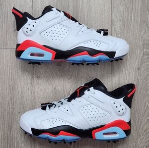 Nike Air Jordan 6 Retro Low Golf Shoes Infared DV1376-106 Mens 4.5 /Womens 6 New